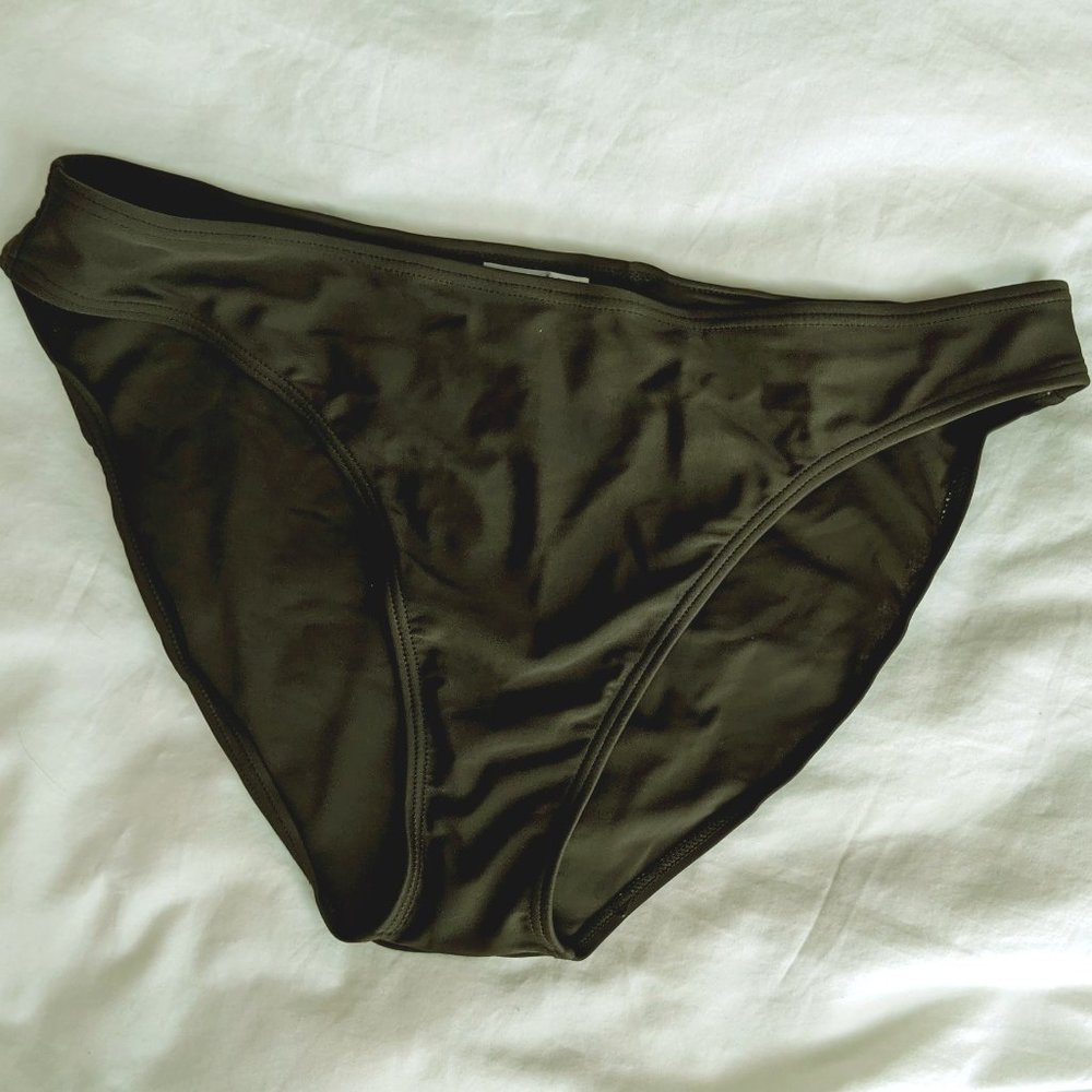 Hydra Bikini Bottom in Chocolate Brown Sz 14